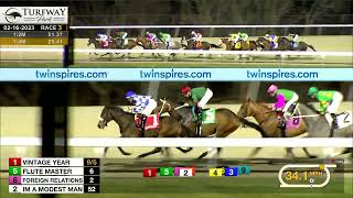 RACE 3 PROGRAM 2-16-2023