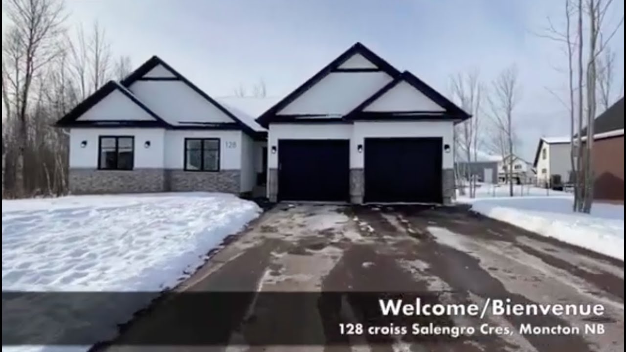 (SOLD) 128 SALENGRO IN MONCTON STUNNING BUNGALOW WITH DOUBLE GARAGE