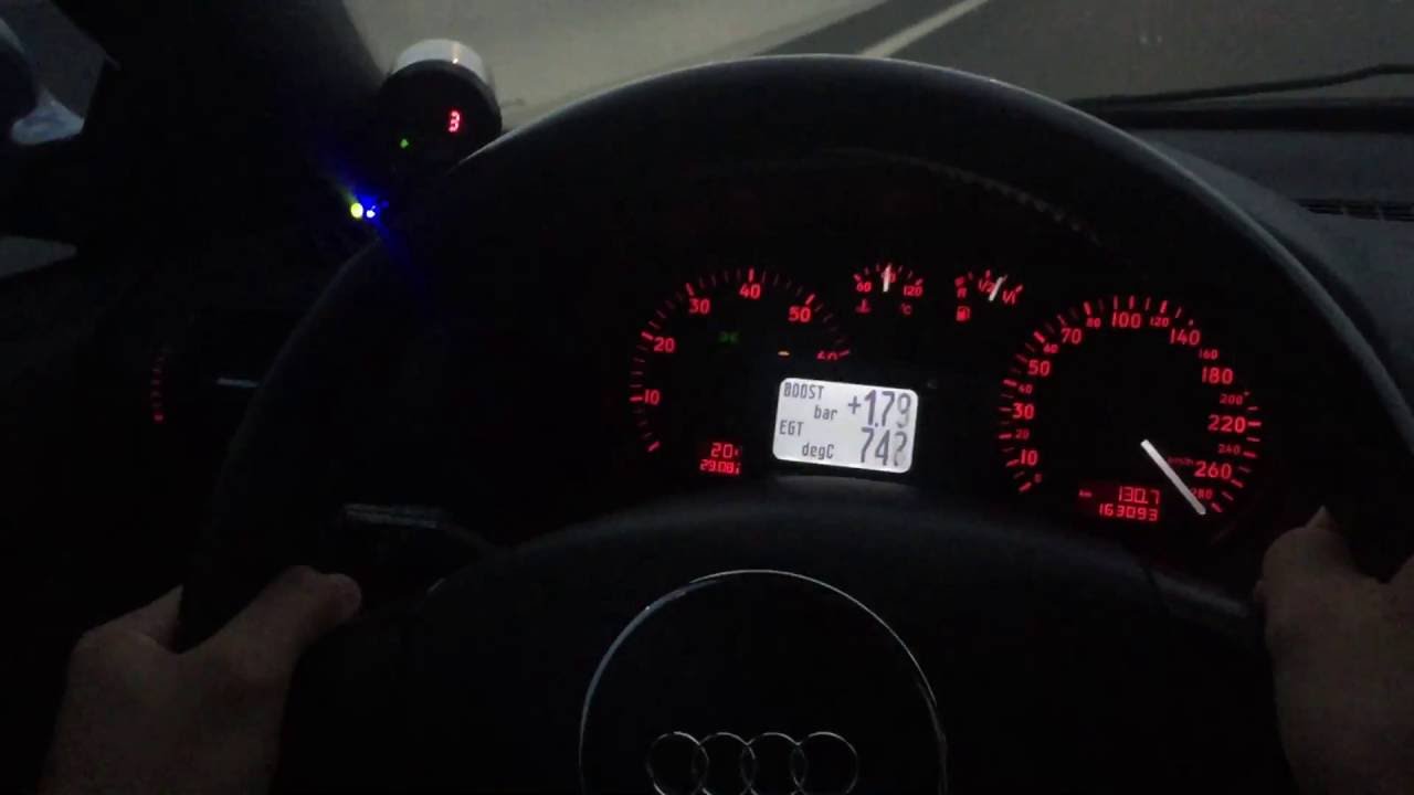 Audi S3 Big Turbo 5th6th Gear Acceleration YouTube