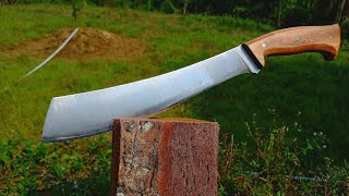 Forging a Machete From Leaf Spring Steel