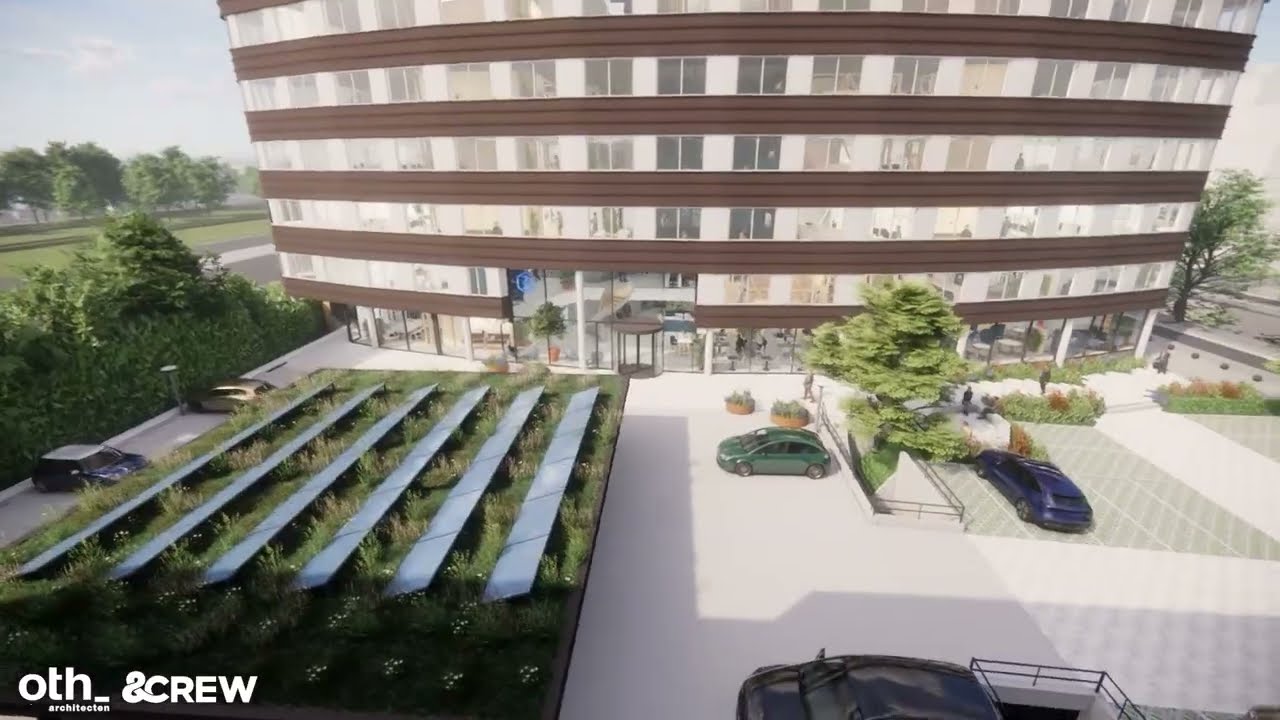 Artist impression nieuwe kantoor Ballast Nedam