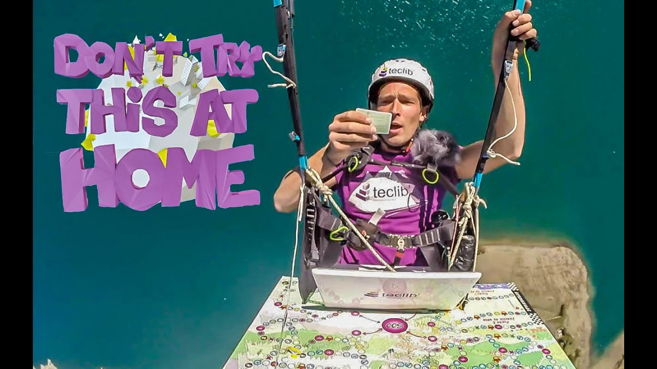 Extreme paragliding skype game... Don't Try This at Home. N°5