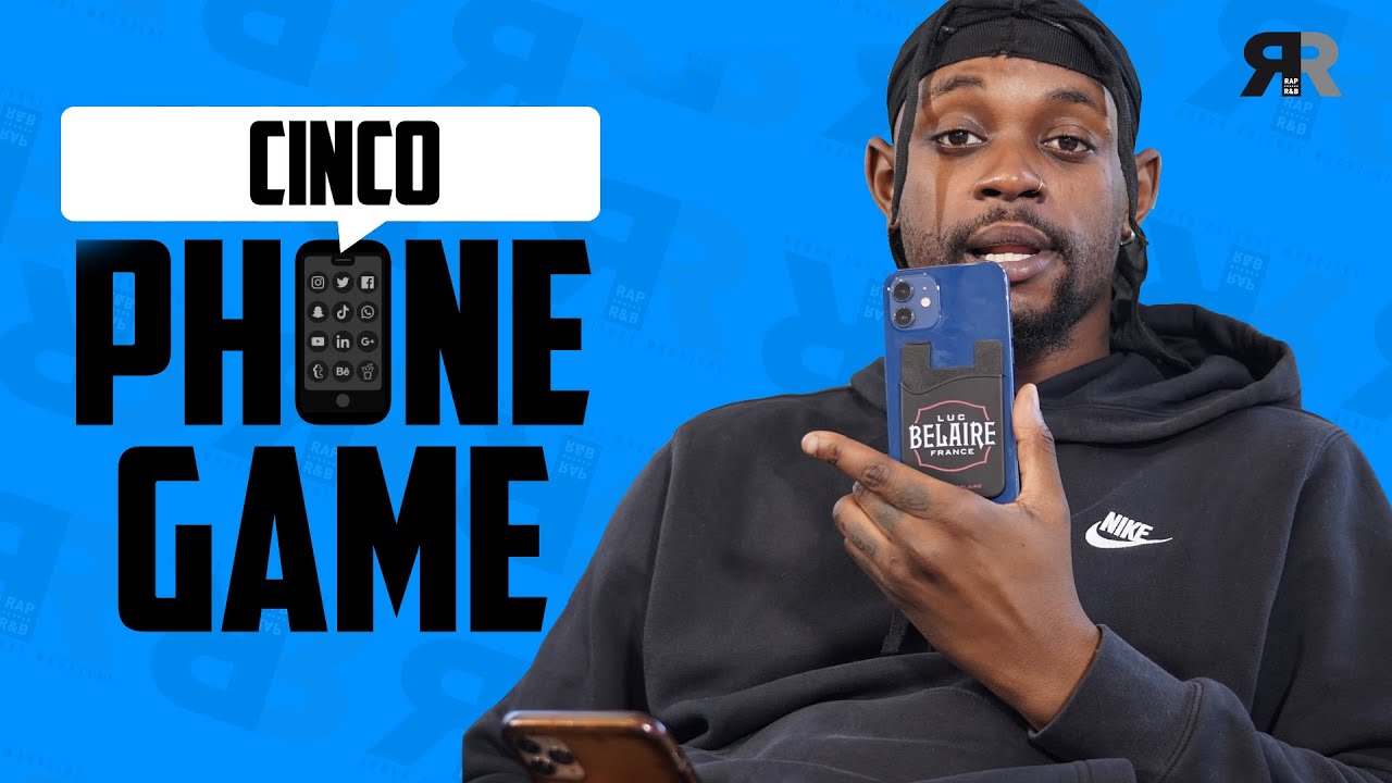 CINCO : Son 1er téléphone, TikTok, Vald, son emoji, Drake, SZA… [Interview Phone Game]