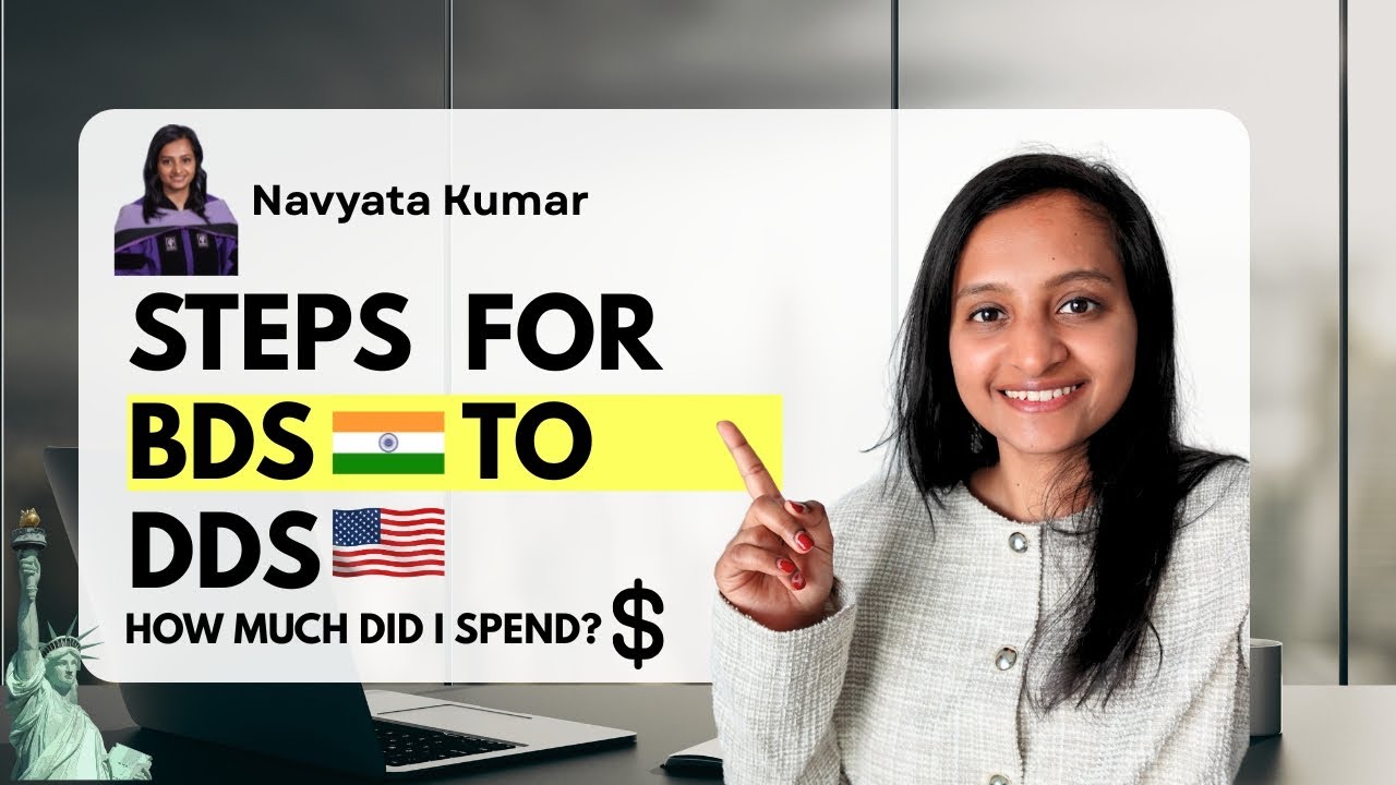 How to become a dentist in the USA? BDS TO DDS