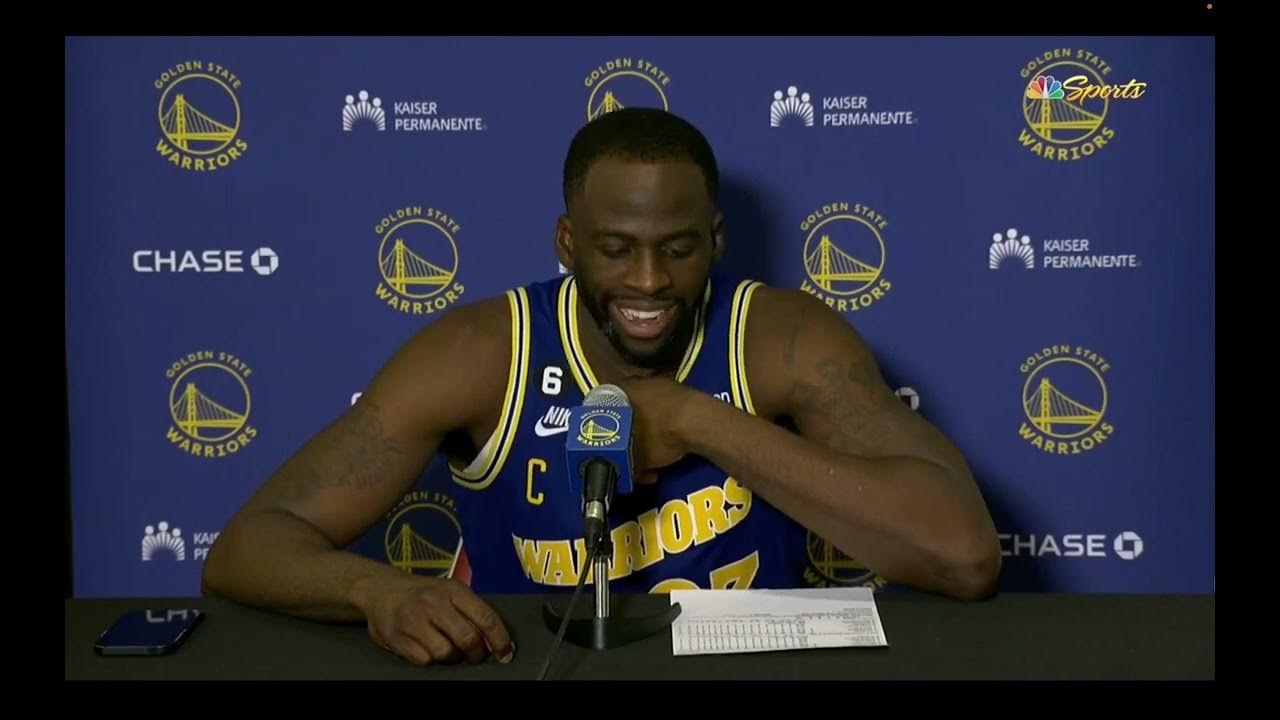 Draymond Green postgame; Warriors beat the Rockets YouTube