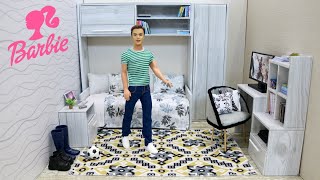 COMO DECORAR O QUARTO DO KEN COM MÓVEIS NOVOS | HOW TO DECORATE KEN'S ROOM WITH NEW FURNITURE