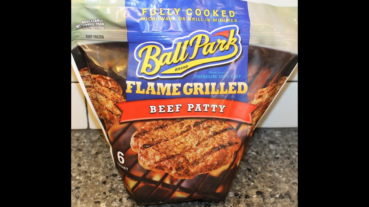 Ball Park Fully Cooked Flame Grilled Original Beef Patties Beef Poster