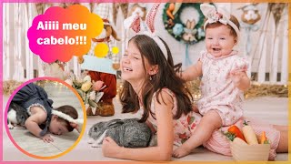 Ensaio Fotográfico De Páscoa Com As Irmãs Masudinhas