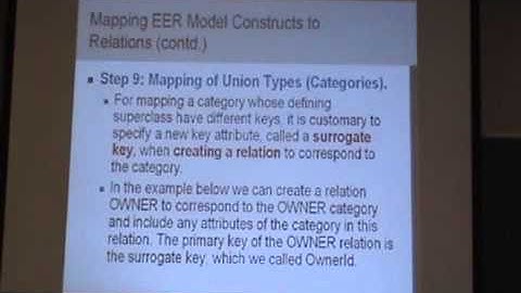 Ch9 (Part 4): Conceptual to Relational Mapping