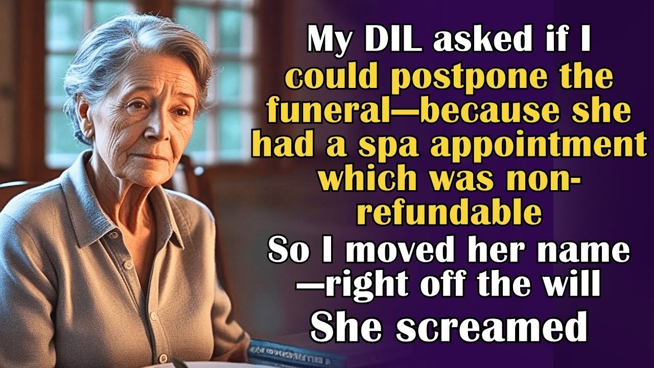 They Asked If I Could Postpone the Funeral — Because She Had a Spa Appointment  So I Postponed Th