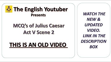 MCQ Julius Caesar| Overview and MCQ |ICSE X| Grade 10| Multiple choice questions