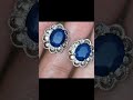 серьги с Сапфирами