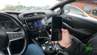 Nissan Leaf II – How to Connect Smartphone with Android Auto or Apple CarPlay