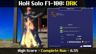 High Scoring (1850056) - HoH Solo DRK - F1-100 (1/21/24 | 6.55)