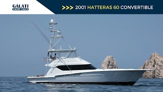 2001 Hatteras 60 Convertible Yacht For Sale Sinyorita Salada