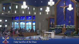 April 12, 2026 St. Peter Catholic Church Geneva - Mass