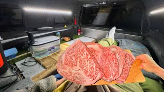 Cooking A5 Waygu 10 Different Ways in my Truck