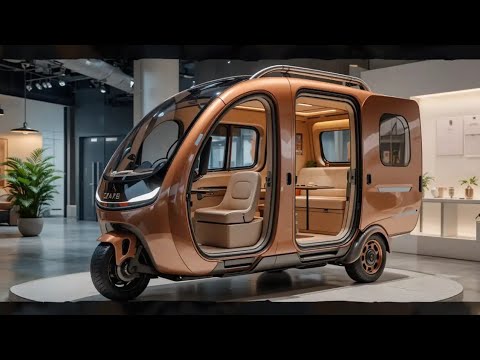 2025 Electric Tricycle Camper – The Most Futuristic 3-Wheel RV You