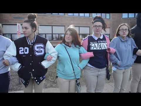 Sandusky High School walkout in honor of Parkland victims