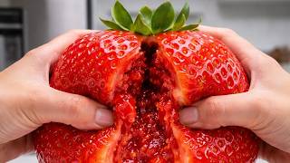 Cutting Open GIANT Fruits 🍓🍉🍍 Most Satisfying ASMR Squish & Juicy Bursts Ever
