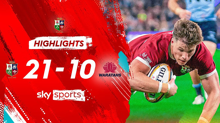 Lions retain UNBEATEN record in Australia | Lions vs Waratahs | Highlights