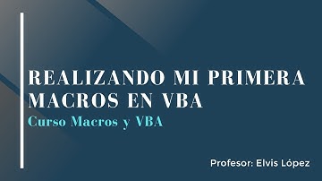 #FullExcelPeru - Mi primera Macro usando la grabadora de Macros y VBA