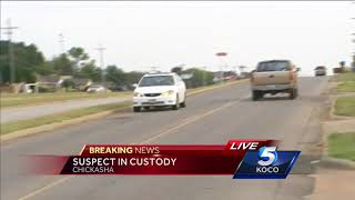 Suspect accused of shooting 2 Chickasha officers in custody