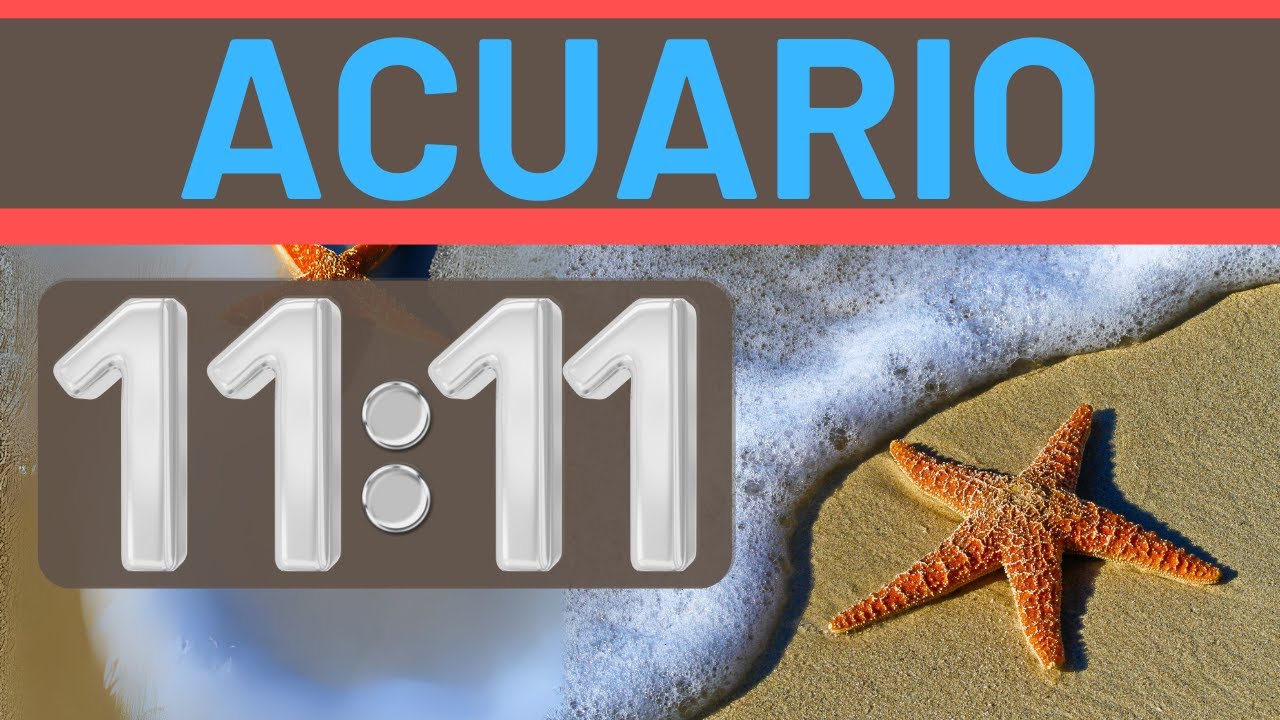 ACUARIO ♒ NO TE IMAGINAS LA ALEGRIA QUE VIENE 🚨💸🛩️🙏👛👑💃 HOROSCOPO 🌺 ...
