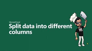 Split Data Into Different Column | Excel Automation #Excel
