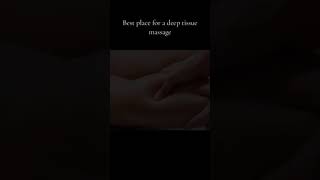 Release the tension Experience the transformative power of a deep tissue massage