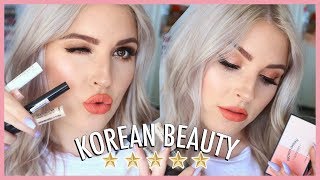FULL FACE of Best Selling Korean Makeup 💕🙊 First Impressions & Review!