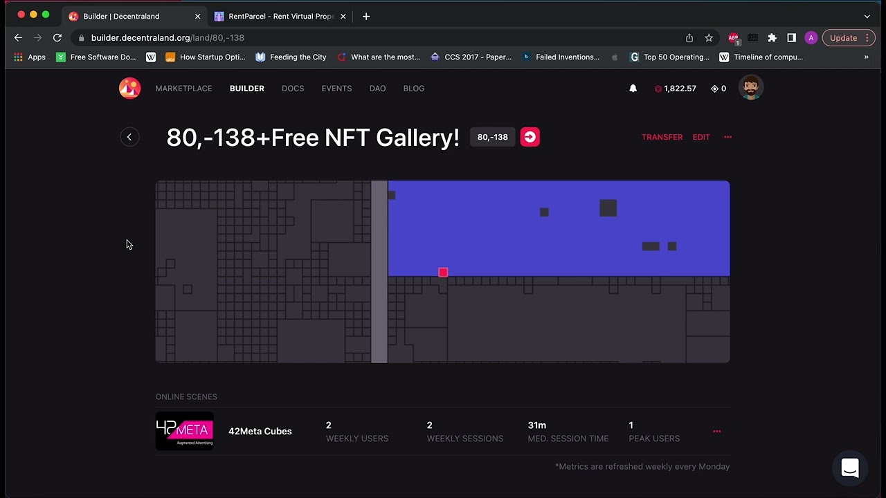 How to Rent your Decentraland Property