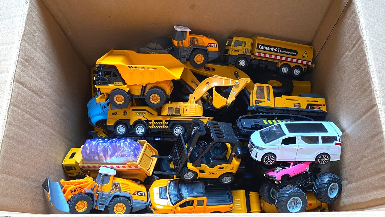 Box Full of Model Cars -Mazda Mx5, Koenigesgg Jesko, Lamborghini