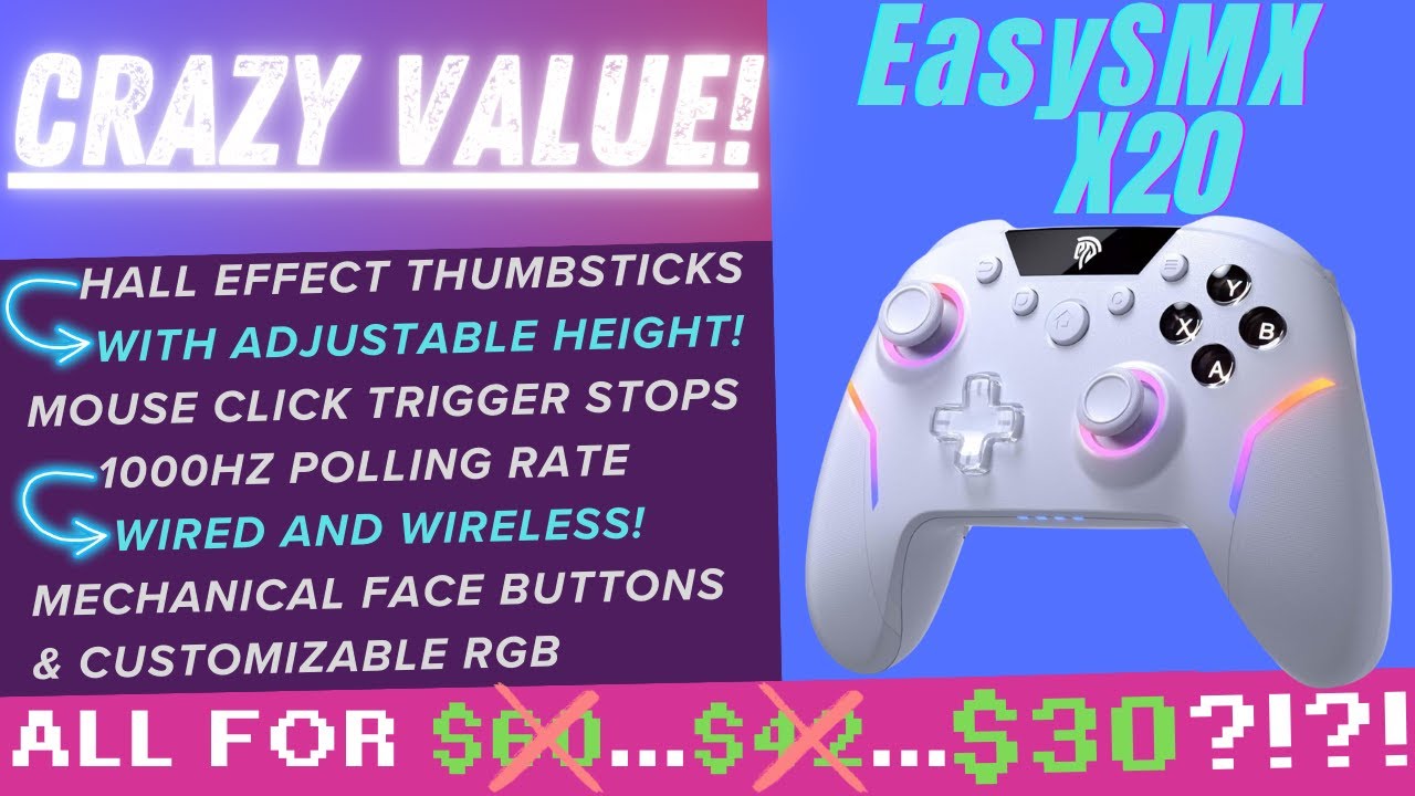EasySMX X20 コントローラー 未開封 EasySMX X20 PC Switch Steam Deck iOS Android Gaming Controller