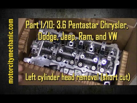 Part 1/10:  Pentastar engine left cylinder head removal (the short cut)  - YouTube
