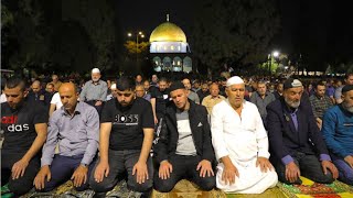 Al AQSA Mosque Sunday 28th Apr Fajar Prayer |نفل شعائر صلاة الفجر فی المسجد الاقصی المبارک