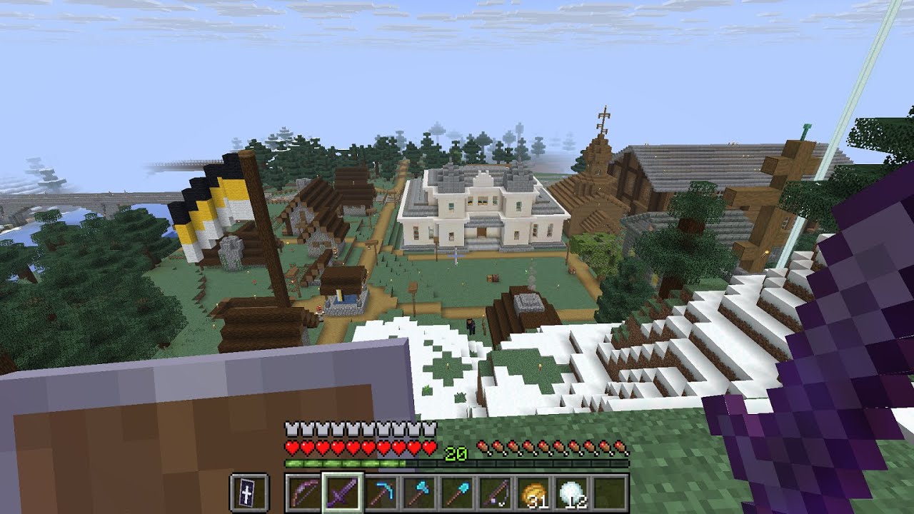 Elengrad! - A city on the Christian Minecraft server Elengubu