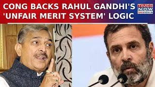 Rahul Gandhi Sees Flaw In Indian Merit System, Calls It An 'Upper Caste Narrative' | Watch Video