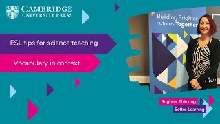 Teaching secondary science to English as a second language learners: Using vocabulary in context