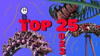 The Top 25 BEST COASTERS in the US (2023)