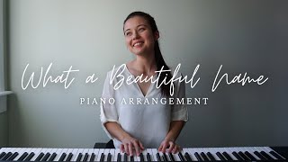 David Archuleta & BYU Vocal Point - What a Beautiful Name | piano cover by keudae (Hillsong)