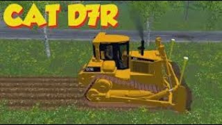 Farming Simulator 2015 - CAT D7R Bulldozer Mod & Alpinist Mod - Mod Squad