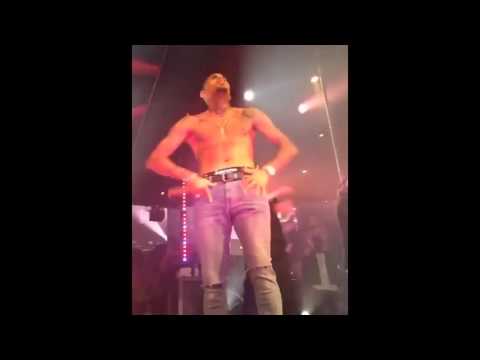 CHRIS BROWN's Dance Moves at DraisLV (Running Man/Quan/Milly Rock & More) (VIDEO SNIPPETS)