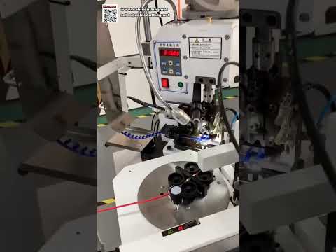 Automated Single Head Insulated Terminal Crimping Machine for Wire Harness Processing