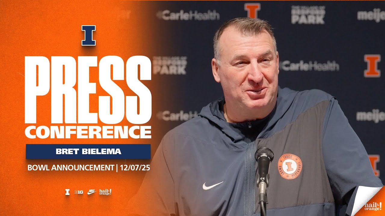Illinois Football | Bret Bielema Music City Bowl Announcement Press Conference 12/7/25