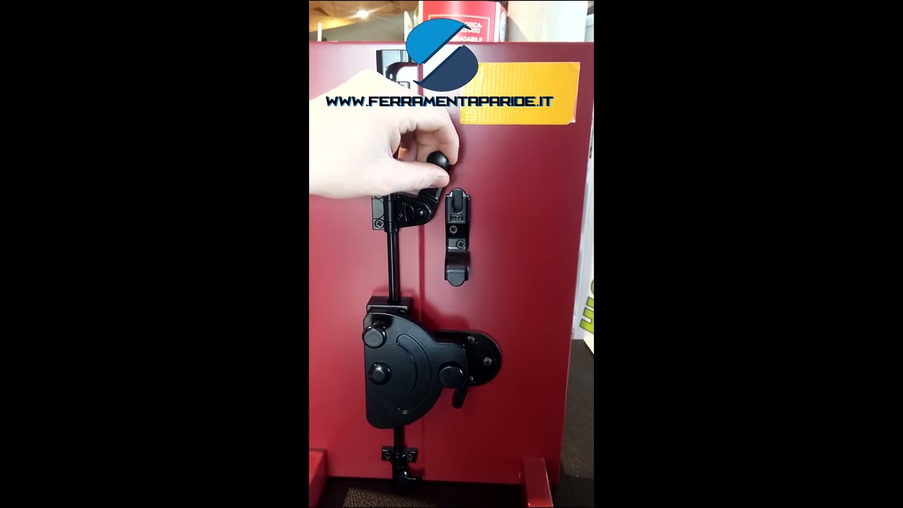 Ferma Imposte Regolabile Eacommerce - Kit 2 Pezzi Per Infissi 40-55mm, Blocco Scuri E Persiane, Nero - Foto 4