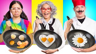 ME VS GRANDMA COOKING CHALLENGE | FUNNY \& CRAZY FOOD BATTLE BY CRAFTY HACKS PLUS