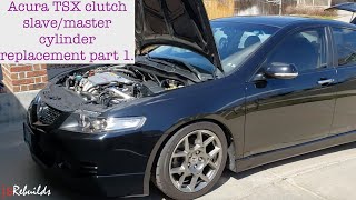 How to Replace Acura TSX Clutch Slave & Master Cylinder. Part 1. 2004 Acura Tl Clutch Slave Cylinder