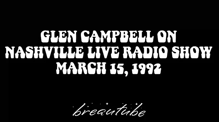 Glen Campbell Talks With Moon Mullins