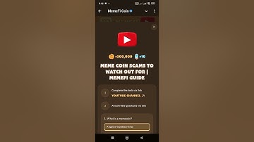 Meme Coin Scams To Watch Out For | Memefi Video Code | 6 September Memefi Video Code Today